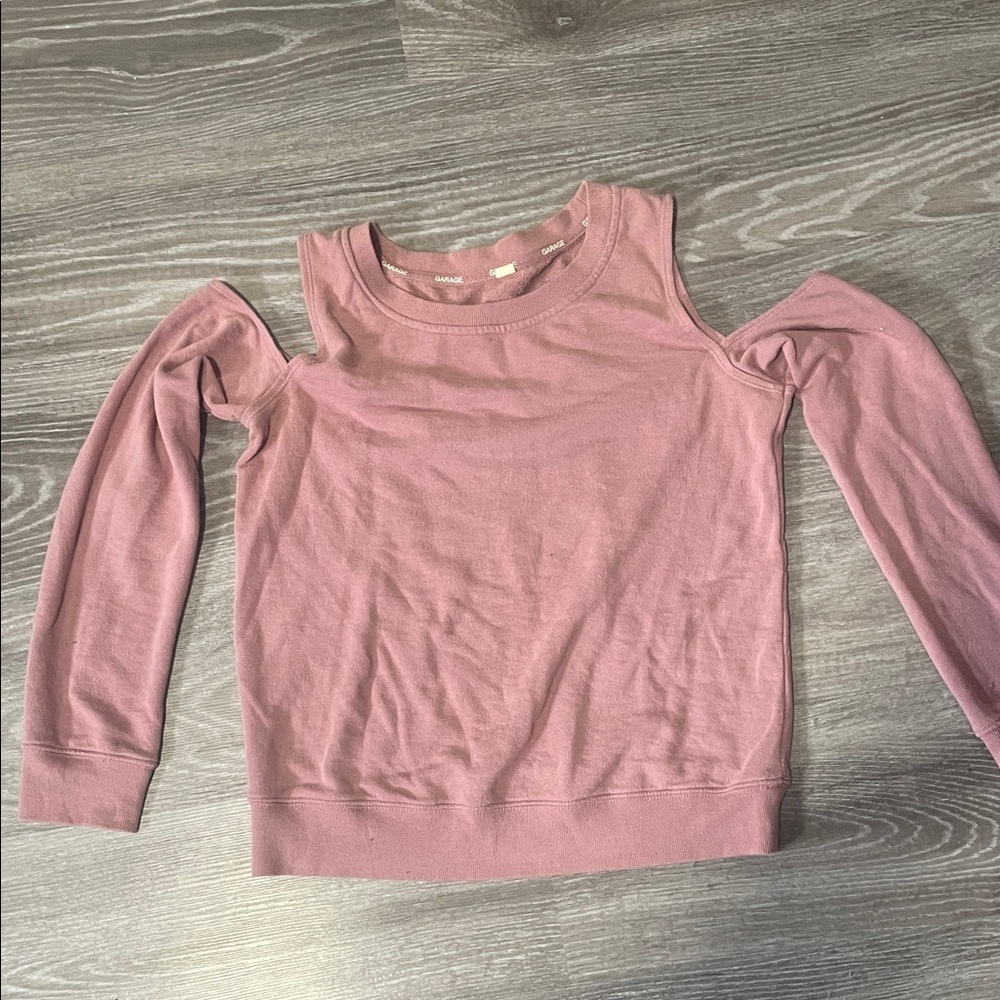 Garage Dusty Pink Knit Top